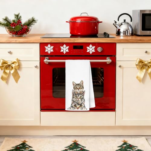 GSGFDSHF Cat Towel C - 16x24 Inch Cat Lover Kitchen & Bathroom Decorative Towels