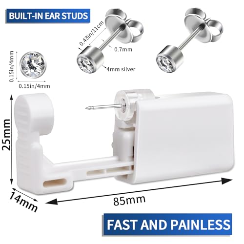 Giloner Disposable Self-Piercing Ear and Nose Piercing Kit with Studs