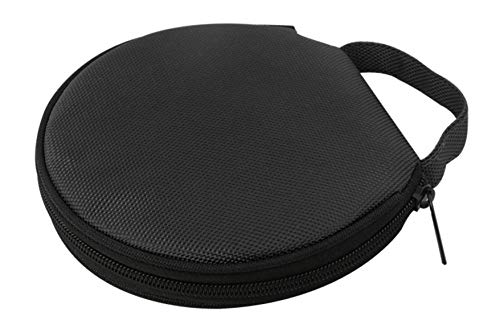 Swiftion Portable CD Case - 20 Capacity PU Leather Disc Storage Organizer