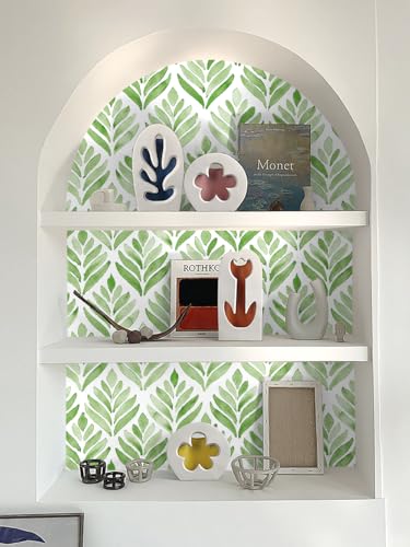 HAOKHOME Green Self-Adhesive Shelf Liner 17.3"W x 78"L