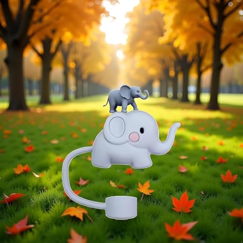 Elephant Silicone Straw Cover Cap for Stanley 40 & 30 Oz Cups