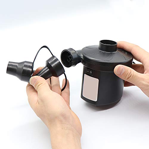 OIIKI 3-Set Universal Air Pump Replacement Nozzles - Black - 3 Sizes