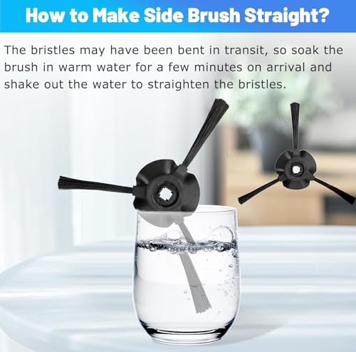 3-Pack Side Brush Replacement for Shark Matrix Robot Vacuum Cleaner