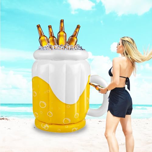 Giant Inflatable Beer Cooler Mug - 17.5 Inch Party Accessory