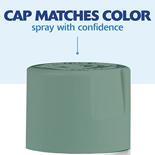 Rust-Oleum Painter's Touch 2X Ultra Cover Satin Spray Paint - Eucalyptus, 12 oz (Pack of 6)