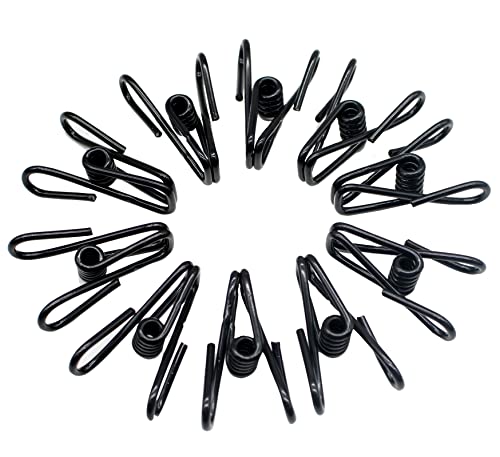 30 Pcs 2 Inch Black Metal Chip Clips - Rustproof & Waterproof Bag Clips