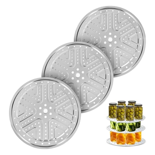 3-Pack 11-Inch Stainless Steel Pressure Canner Racks for Canning & Steaming