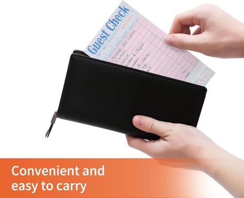 ZPARIK 4 Pack Guest Check Books for Servers - 200 Durable Tickets