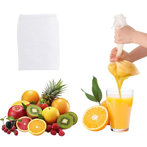 5 Pcs Ultra Fine Mesh Strainer Bags - 12x8 Inch Reusable Cheesecloth