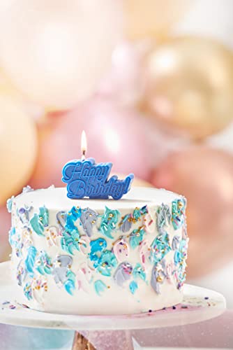 Papyrus Eco-Friendly Happy Birthday Candle - Blue