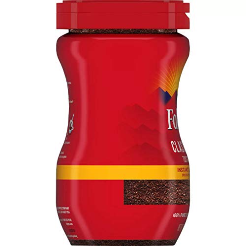 Folgers Classic Roast Instant Coffee Crystals, 3 Ounce (Pack of 12)