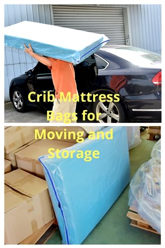 Small Single Crib Mattress Storage Bag with Zipper, 5 Mil Thick