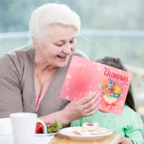 Ceiba Tree Mother's Day Card for Grandma - 2 Pack with Envelopes