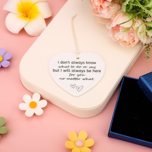 Ceramic Heart Keepsake Plaque - Friendship Gift for Women