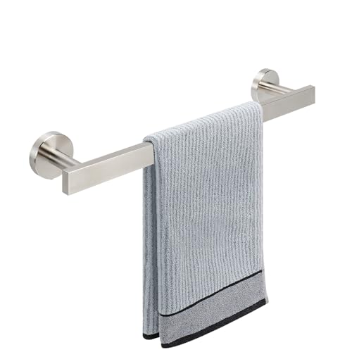 Siyzda 16-Inch Brushed Nickel Towel Bar - SUS304 Stainless Steel Wall Mount