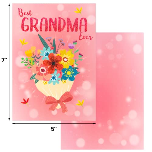 Ceiba Tree Mother's Day Card for Grandma - 2 Pack with Envelopes