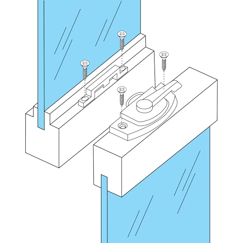 Double Hung Sash Lock - 2-1/16 In. Diecast Zinc for Vinyl Windows