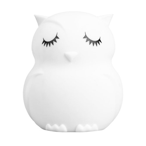 Lumipets Animal Kids Night Light, Junior Owl, Soft and Safe Silicone Rubber Lamp, Soothing Colors, Portable, Easy Control