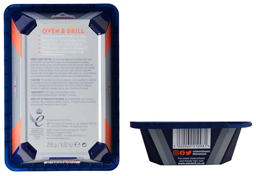 Astonish Oven & Grill Cleaner Paste with Sponge, 250g - Natural Orange Oil