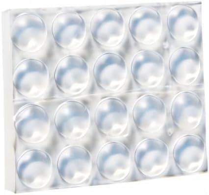Scotch Clear Adhesive Bumper Pads - 40 PCS Self-Stick Rubber Pads | 1/2" Round for Cabinet Protection