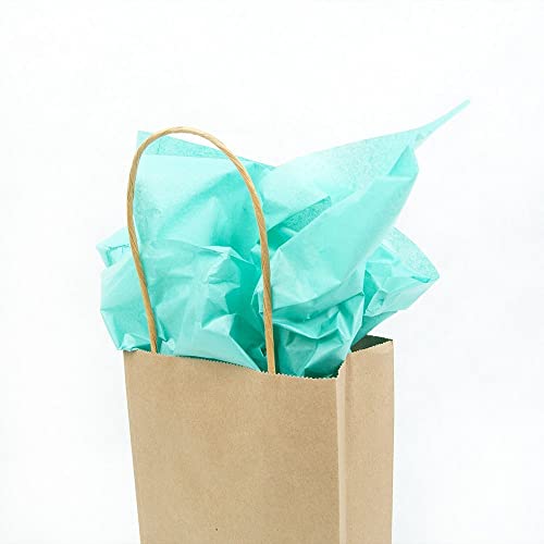 Teal Green Tissue Gift Wraps - 20" x 26", 10 Pack