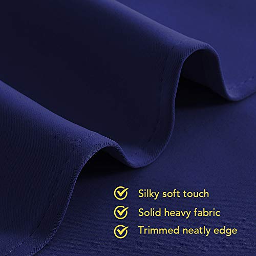 NICETOWN Royal Blue Blackout Curtains, 42"W x 40"L Grommet Panels (Set of 2)