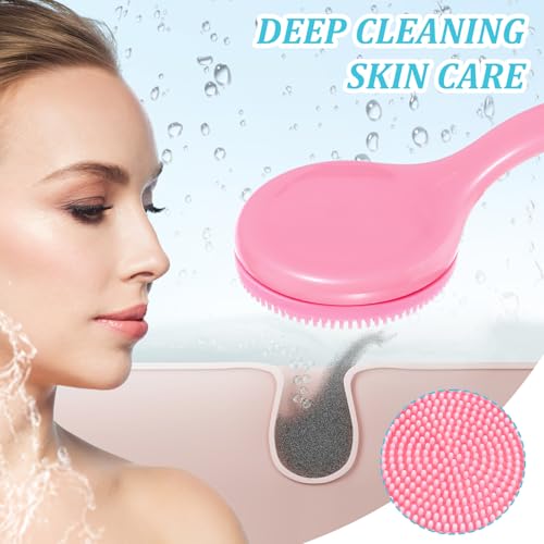 Silicone Facial Cleansing Brush and Exfoliator Tool 2-Pack