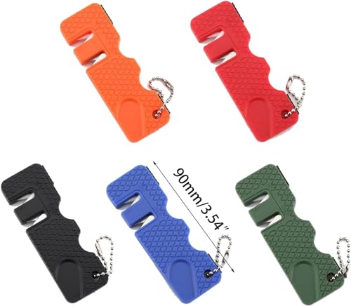 Portable Mini Whetstone Sharpener for Kitchen Knives & Scissors