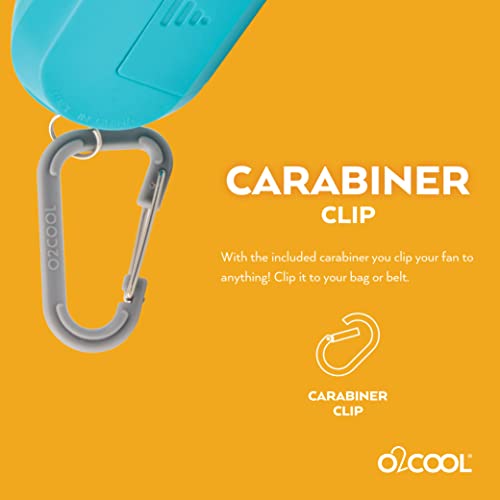 O2COOL Portable Misting Fan - Compact Battery-Powered Cooling