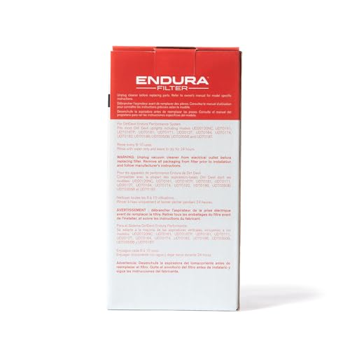 Dirt Devil F112 Endura Upright Vacuum Filter - Reusable & Odor Trapping