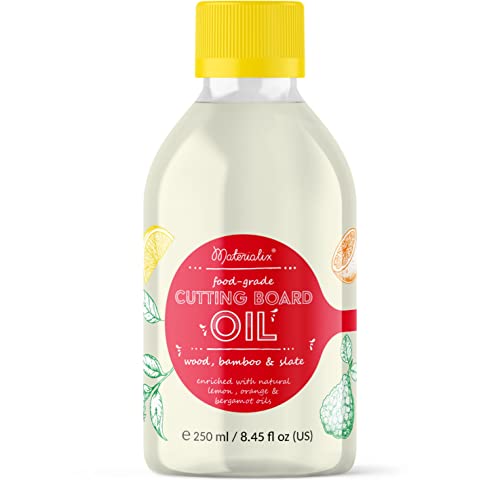 Materialix Food Grade Cutting Board Oil - Lemon, Orange & Bergamot | 250ml