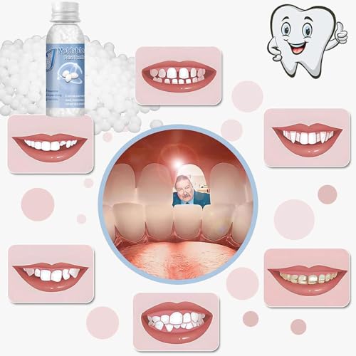 Moldable Provisional Fake Teeth Decoration Durable Reusable 1 Box