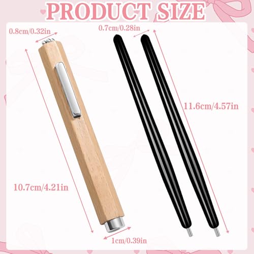 CYUXING 3-in-1 Wooden Cat Eye Nail Magnet Tool Set with Magnetic Pens