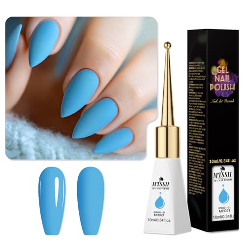 MTSSII Navy Blue Gel Nail Polish 10ml Soak Off UV LED Manicure