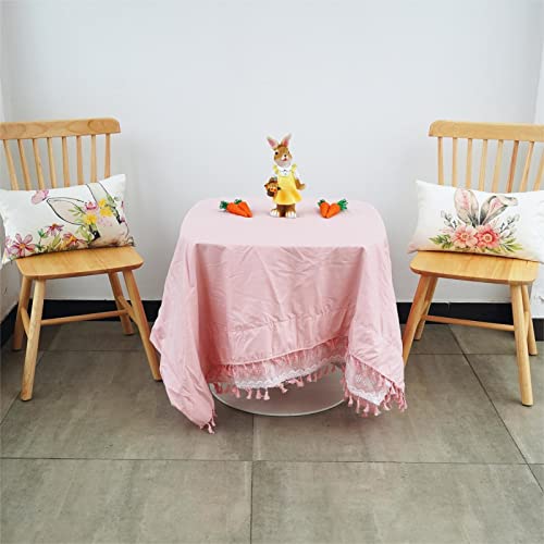 ONWAY Bunny Easter Throw Pillow Covers 12x20 Inch Set of 2