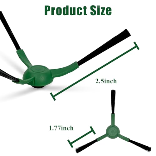 6 Pack Replacement Side Brushes for iRobot Roomba 405/205/105