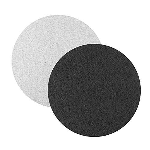 Auniwaig 7 Inch 1000-Grit Scrubbing Pads - 2 Pack for Cleaning