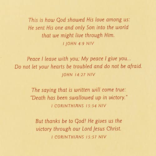 Hallmark DaySpring Religious Sympathy Card - God's Comfort and Hope