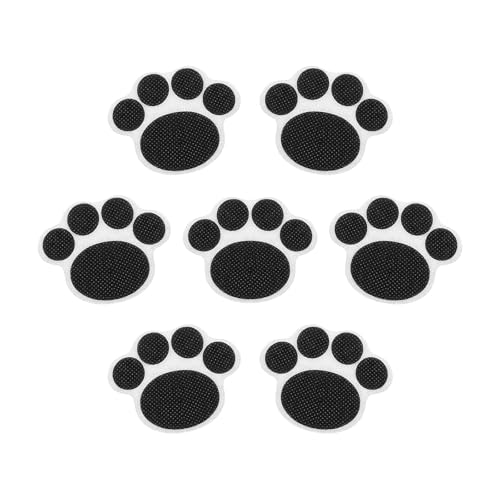 LEMPENI 10 Pack Non-Slip Bathtub Stickers - Cute Paw Print Grips