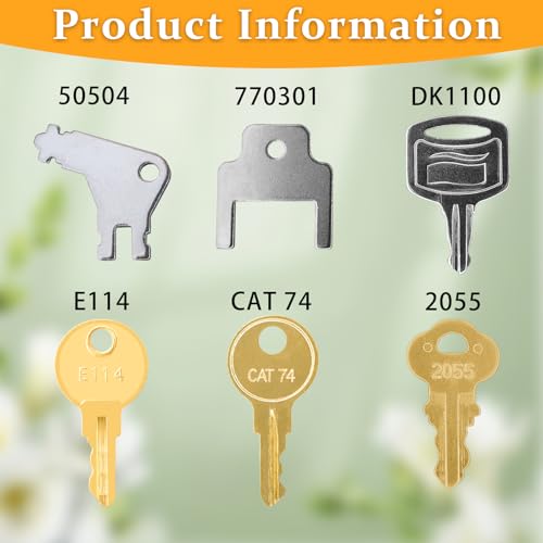 12-Pack Universal Paper Towel & Toilet Paper Dispenser Replacement Keys