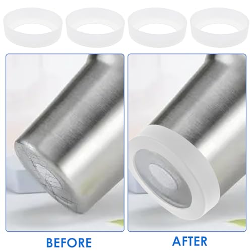 4 PCS Silicone Boot for 20 oz 30 oz, Silicone Tumbler Boot Sleeve Non-Slip Heat-Resistant Water Bottle Boot for Coffee Mug Cup