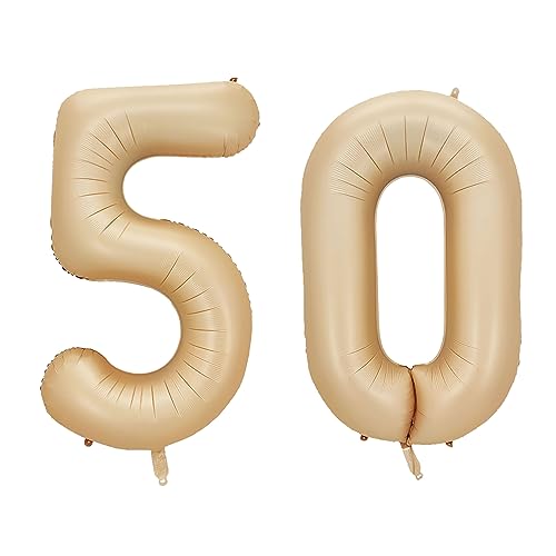 40 Inch Number 50 Foil Balloon for 50th Birthday & Wedding