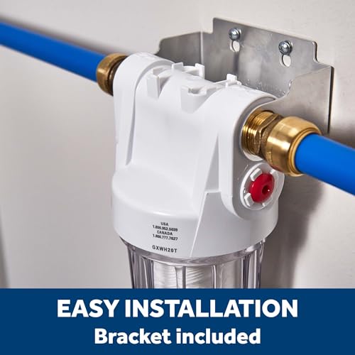GE GXWH20T Whole House Water Filtration System with Installation Kit