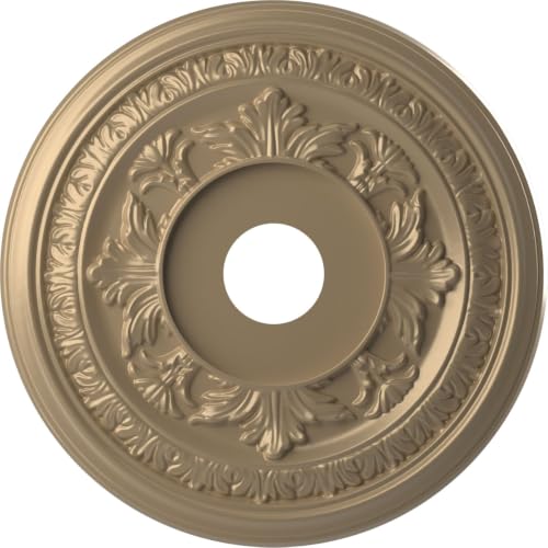 19-Inch Ceiling Medallion in Universal Metallic Champagne Mist