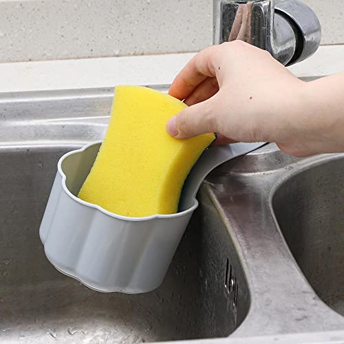 2-Pack Hanging Sink Storage Basket - Gray Portable Organizer