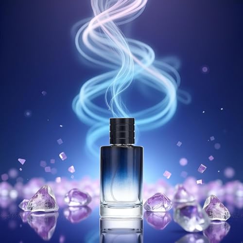 Refillable Glass Perfume Atomizer 30ml Blue Travel Spray Bottle 2 Pcs