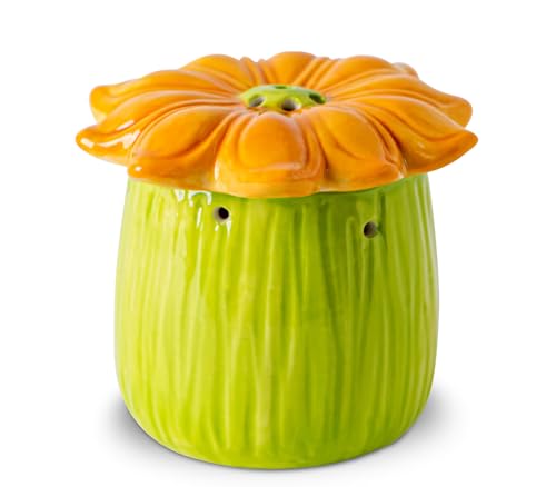 Ceramic Flower Refrigerator Deodorizer Jar - Natural Odor Absorber