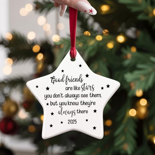 Brevnex Best Friend Ceramic Christmas Ornament Keepsake Gift