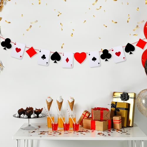 Poker Theme Party Banner - 10 Ft Classic Style Decoration