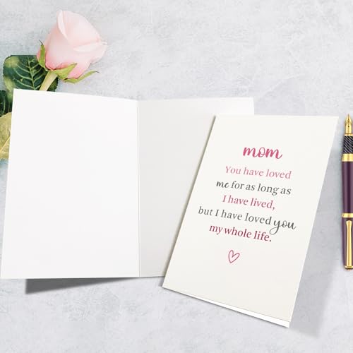 Heartfelt Mother's Day Card for Mom - 8x5.3 inches